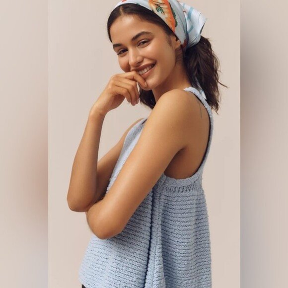 NWT Size S -  Pilcro Cotton Swing Sweater Tank (NWT US$ 88) - Picture 7 of 15